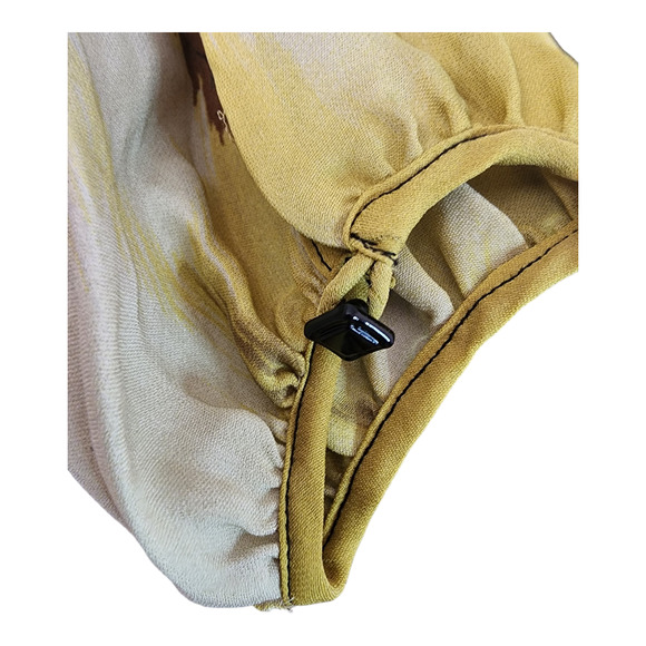 Anthropologie Leifsdottir Silk Cold Shoulder Dress Size 6 - Picture 6 of 10